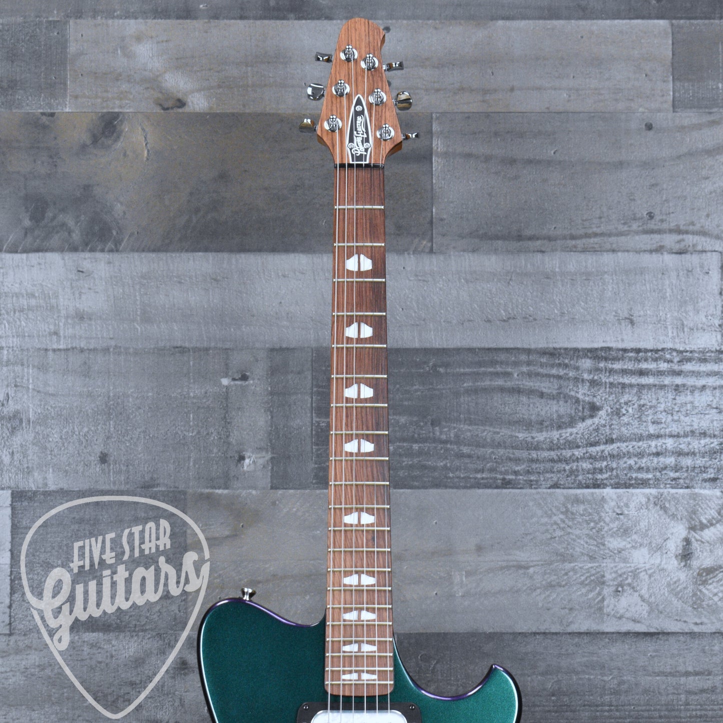 Powers Electric A-Type CamTail PF42 - Chroma Borealis with with Custom Leather Soft Shell Case