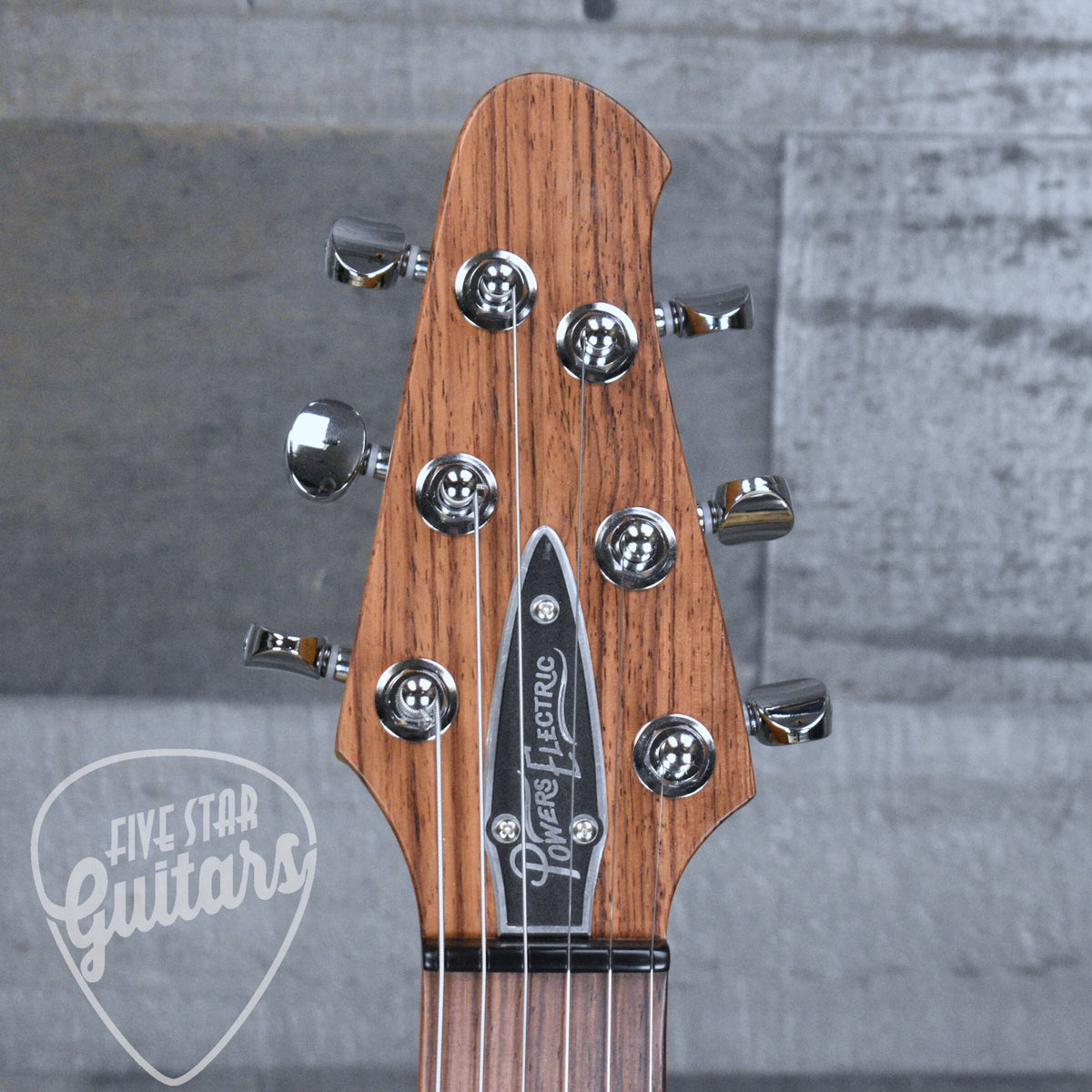 Powers Electric A-Type CamTail PF42 - Chroma Borealis with with Custom Leather Soft Shell Case