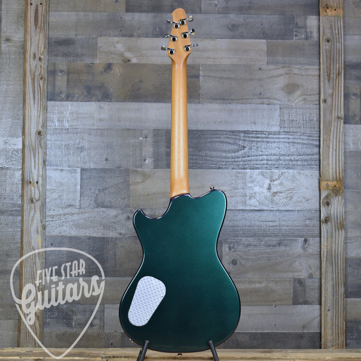 Powers Electric A-Type CamTail PF42 - Chroma Borealis with with Custom Leather Soft Shell Case