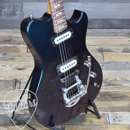 Powers Electric A-Type CamTail PF42 - Chroma Borealis with with Custom Leather Soft Shell Case