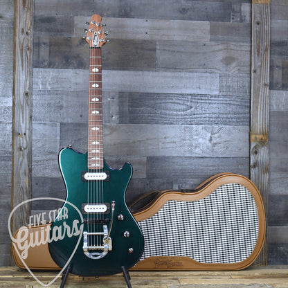 Powers Electric A-Type CamTail PF42 - Chroma Borealis with with Custom Leather Soft Shell Case