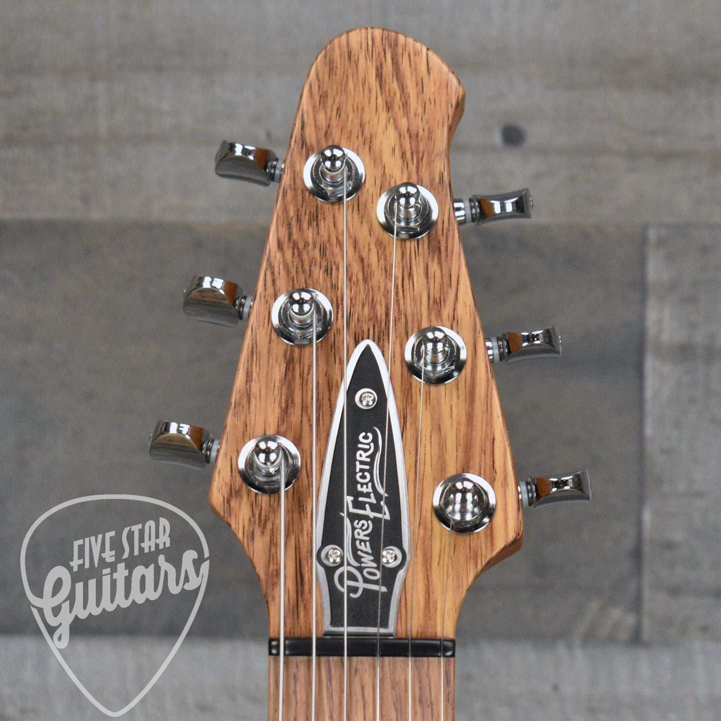 Powers Electric A-Type FF42 Cam Tail - Two Tone Larkspur/Oslo Blue with with Custom Leather Soft Shell Case