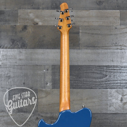 Powers Electric A-Type FF42 Cam Tail - Two Tone Larkspur/Oslo Blue with with Custom Leather Soft Shell Case