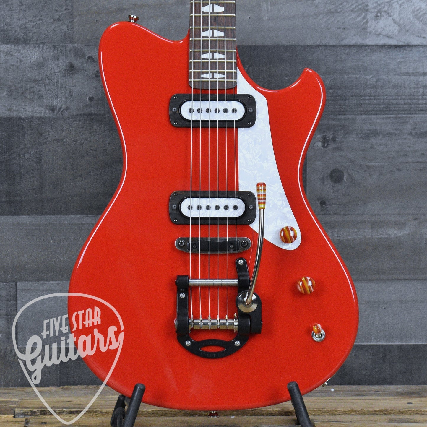 Powers Electric A Type PF42 - Guards Red with Gigbag