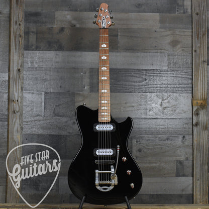 Powers Electric A Type - Jet Black - CamTail with Powers Electric Gigbag