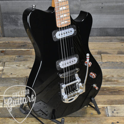 Powers Electric A Type - Jet Black - CamTail with Powers Electric Gigbag