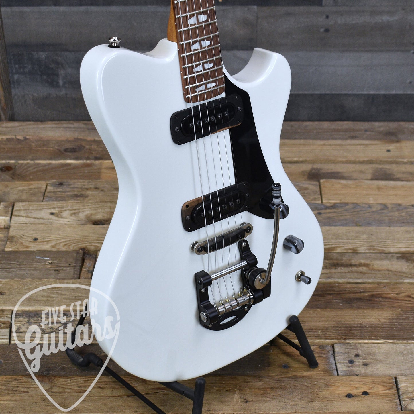 Powers Electric A-Type Moonlight White PF42 CamTail - Moonlight White with Gigbag