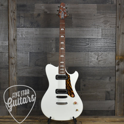 Powers Electric A Type - Moonlight White - Top Loading Hardtail with Powers Electric Gigbag