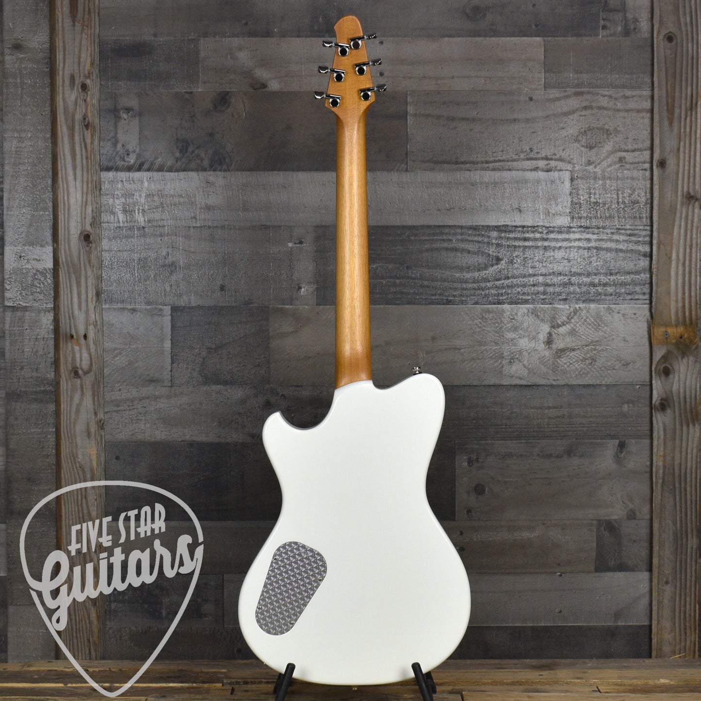 Powers Electric A Type - Moonlight White - Top Loading Hardtail with Powers Electric Gigbag