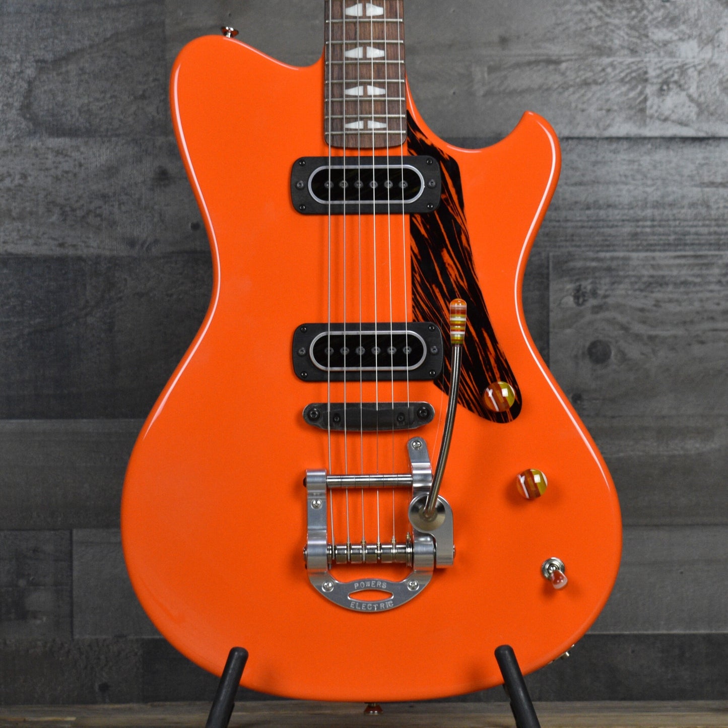 Powers Electric A Type  - Orange - CamTail - with Powers Electric Gigbag