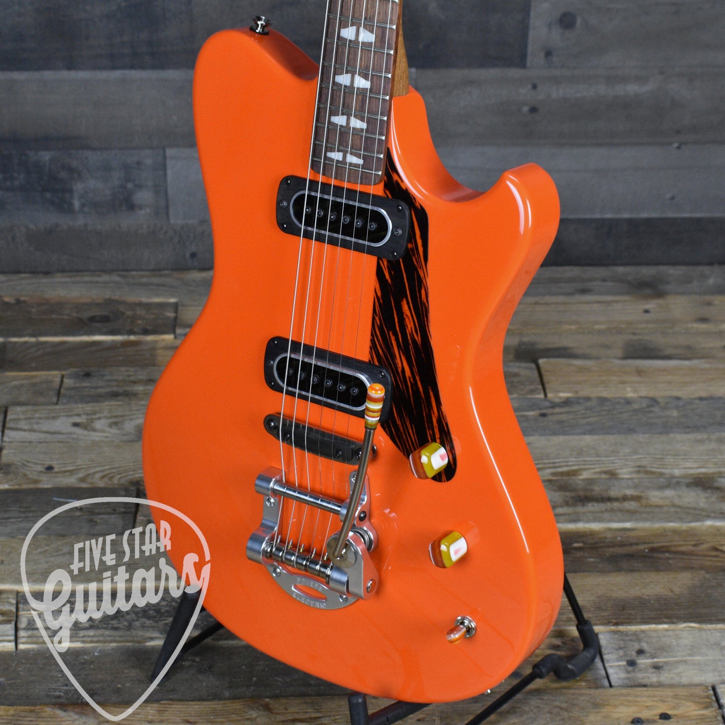 Powers Electric A Type  - Orange - CamTail - with Powers Electric Gigbag