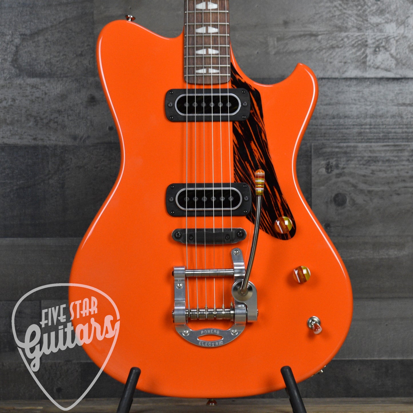 Powers Electric A Type  - Orange - CamTail - with Powers Electric Gigbag