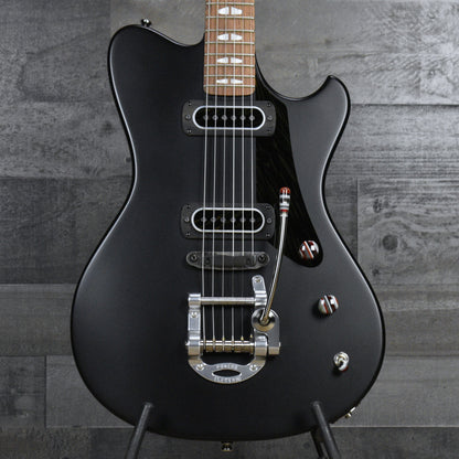 Powers Electric A Type - Satin Black - CamTail with Powers Electric Gigbag