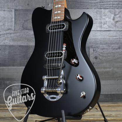 Powers Electric A Type - Satin Black - CamTail with Powers Electric Gigbag