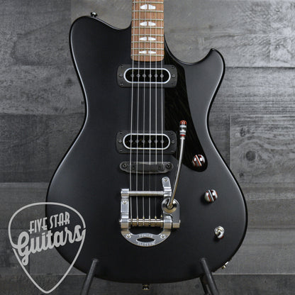 Powers Electric A Type - Satin Black - CamTail with Powers Electric Gigbag