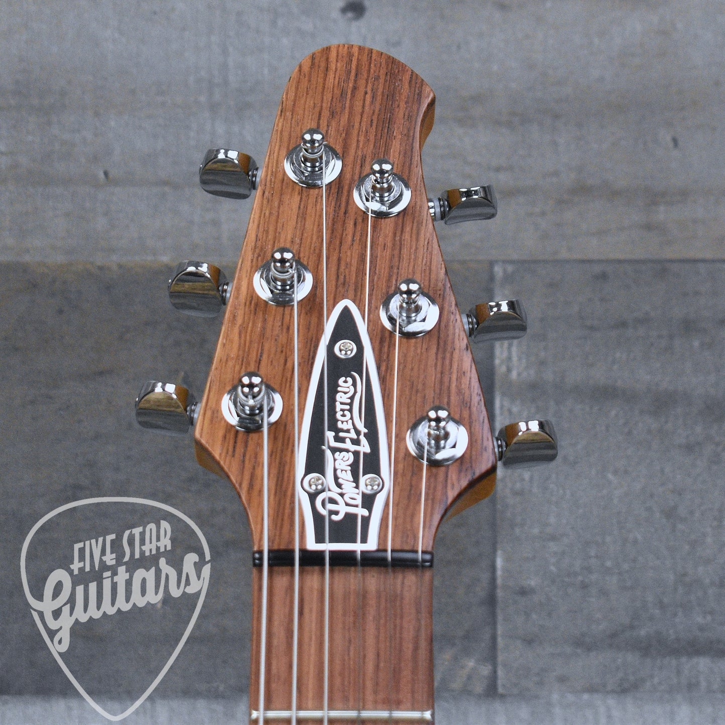 Powers Electric A-Type Select Maple PF42  - Cosmo Orange with Custom Leather Soft Shell Case