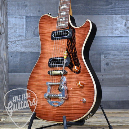 Powers Electric A-Type Select Maple - Cosmo Orange with Gigbag