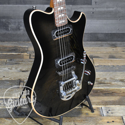 Powers Electric A Type - Shadow Black - CamTail with Powers Electric Gigbag