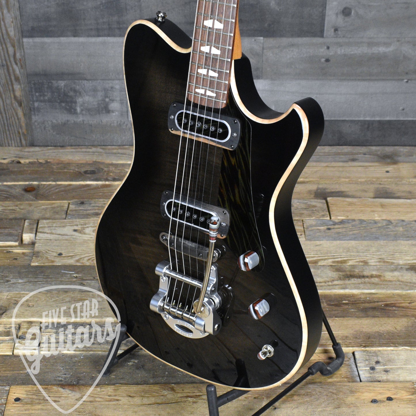 Powers Electric A Type - Shadow Black - CamTail with Powers Electric Gigbag