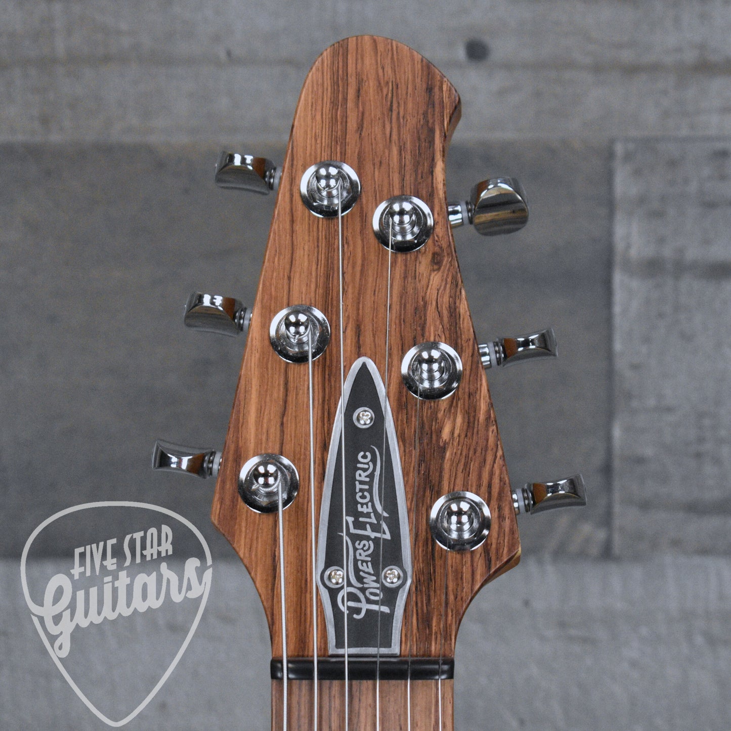 Powers Electric A Type - Cam Tail - Two Tone Chalk/London Grey with Powers Electric Gigbag