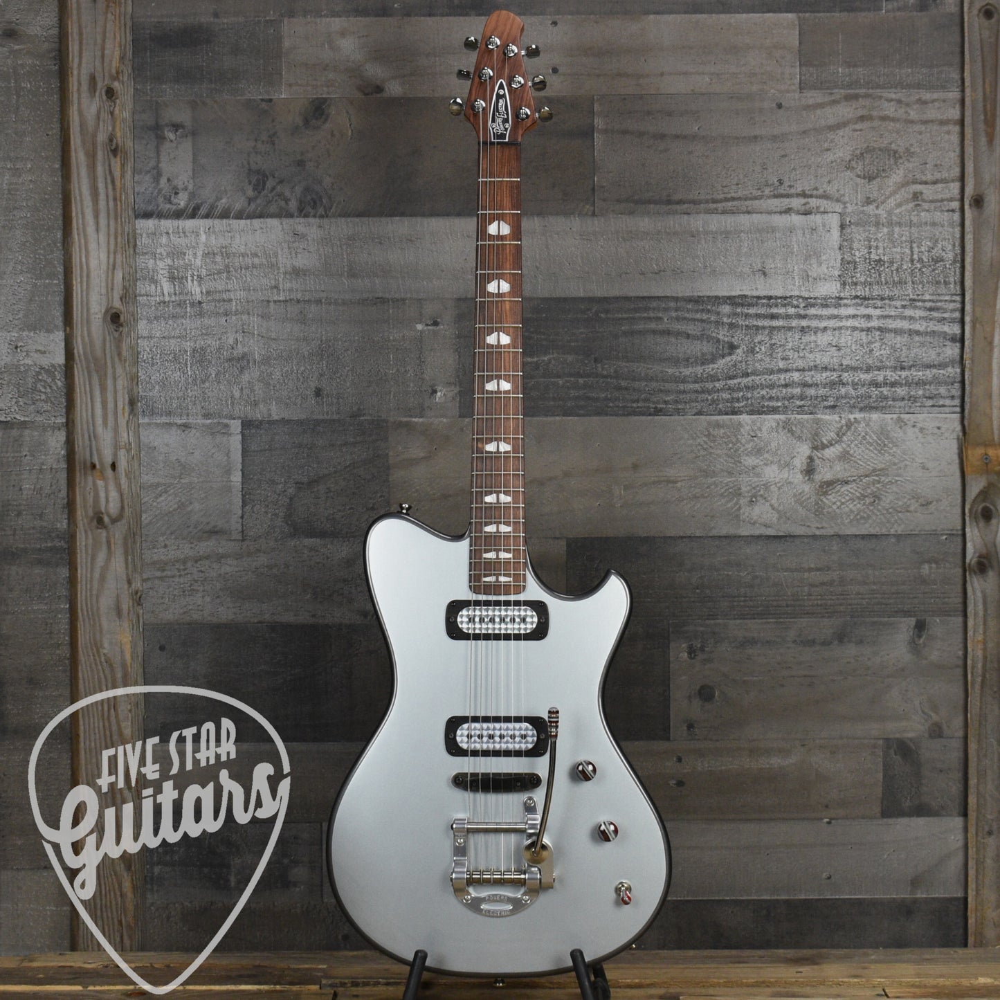 Powers Electric A Type  - Two Tone Dolomite/London Grey - CamTail with Powers Electric Gigbag
