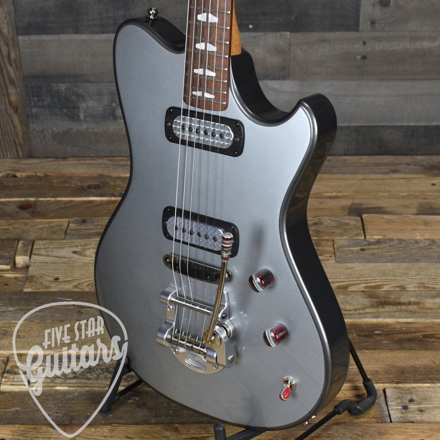 Powers Electric A Type  - Two Tone Dolomite/London Grey - CamTail with Powers Electric Gigbag