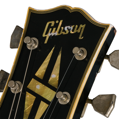Pre-Order Gibson Custom 68 Les Paul Custom - Olive Drab Top with Black Back Heavy Aged with Hardshell Case