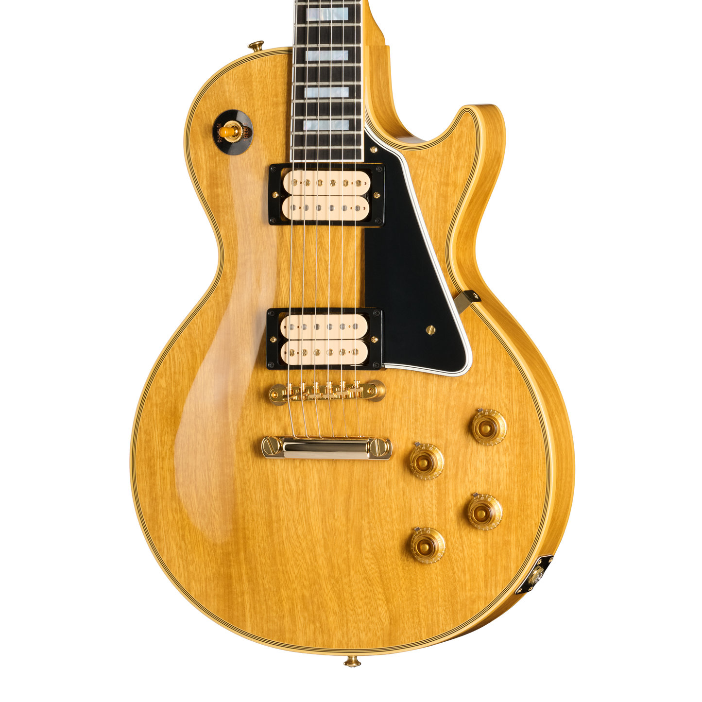 Pre-Order Gibson Custom Shop 57 Les Paul Custom All Korina - Antique Natural VOS with Hardshell Case