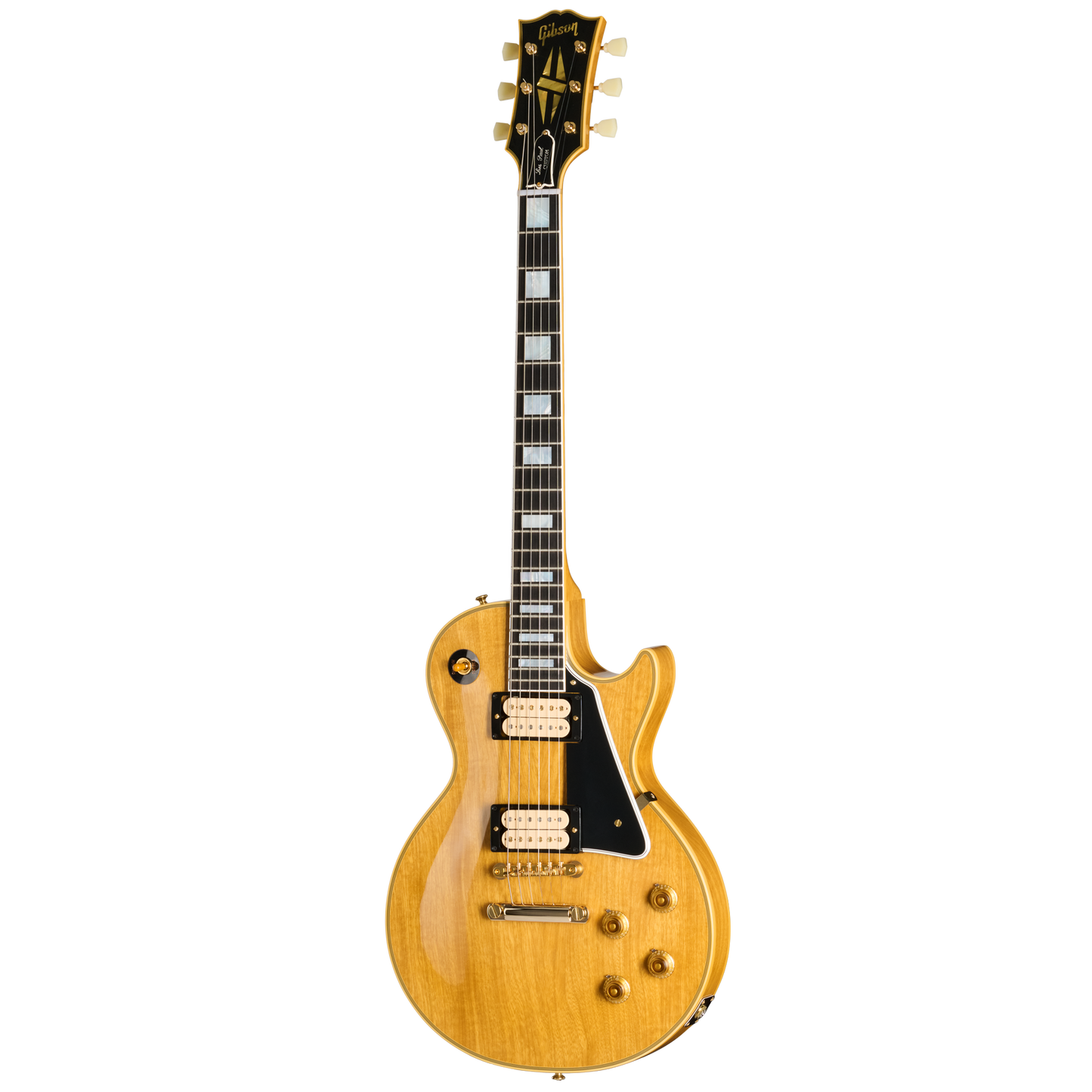 Pre-Order Gibson Custom Shop 57 Les Paul Custom All Korina - Antique Natural VOS with Hardshell Case