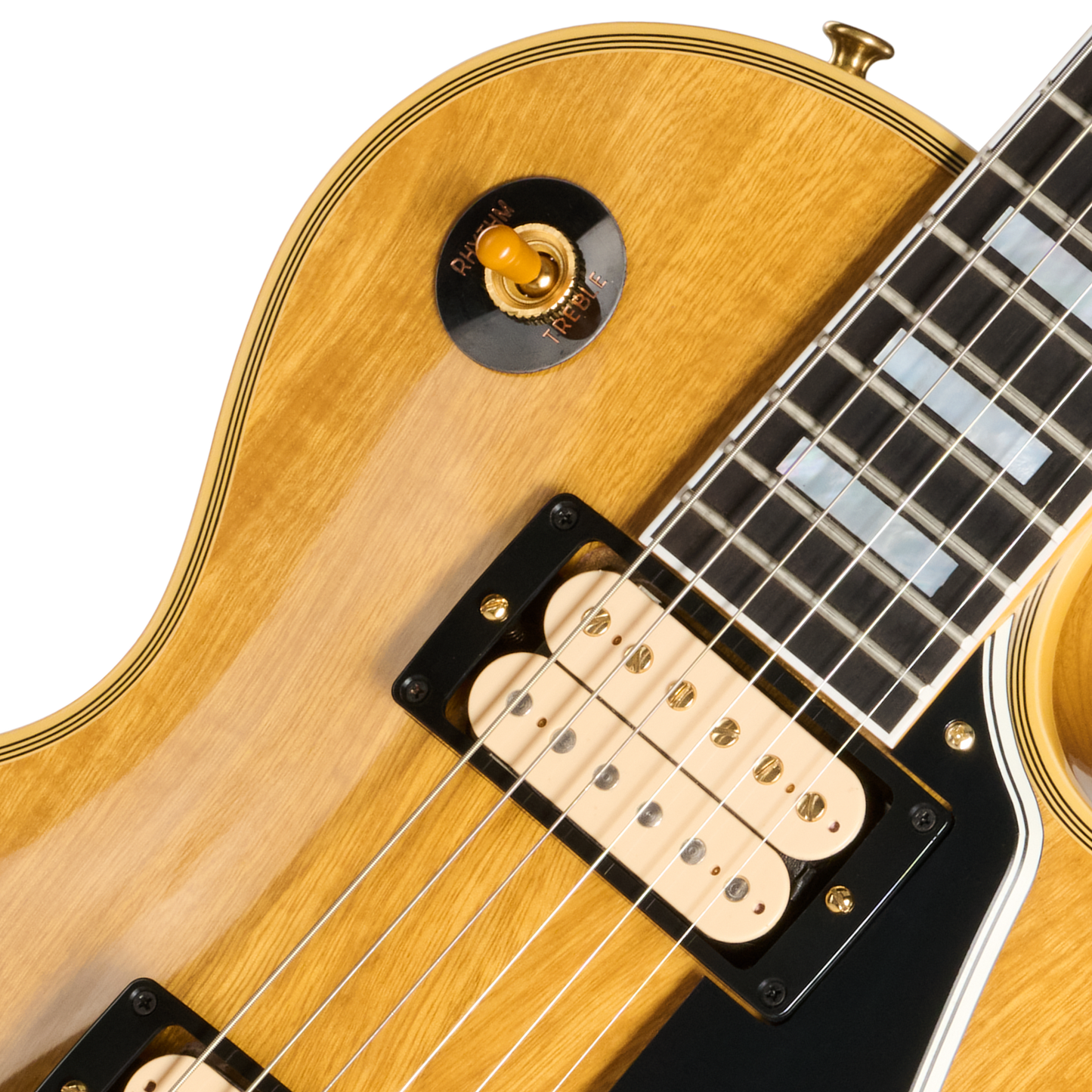 Pre-Order Gibson Custom Shop 57 Les Paul Custom All Korina - Antique Natural VOS with Hardshell Case