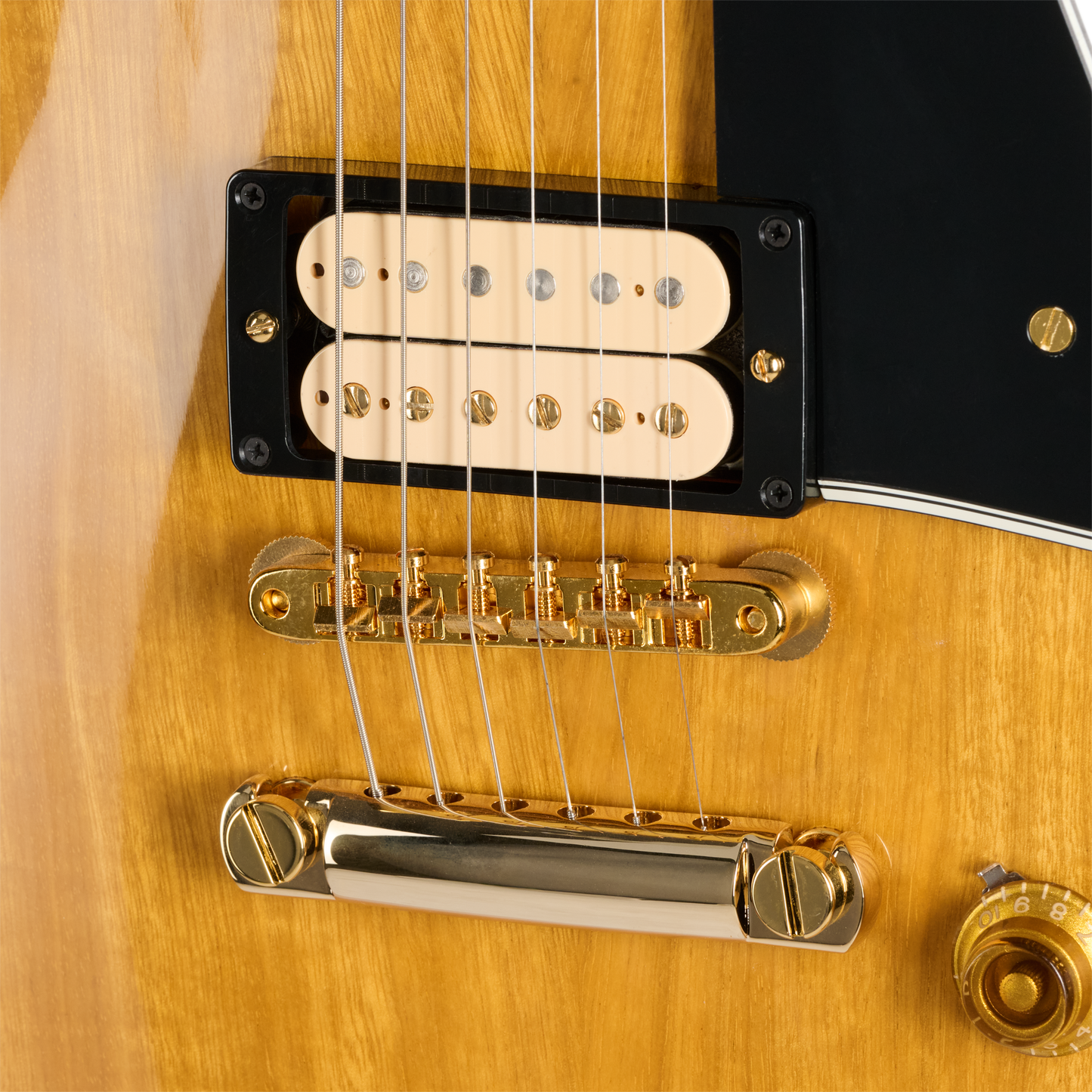 Pre-Order Gibson Custom Shop 57 Les Paul Custom All Korina - Antique Natural VOS with Hardshell Case