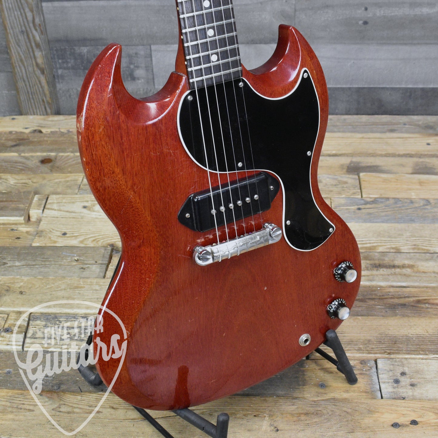 Pre-Owned 1962 Gibson Les Paul Junior - Cherry with Original Hardshell Case