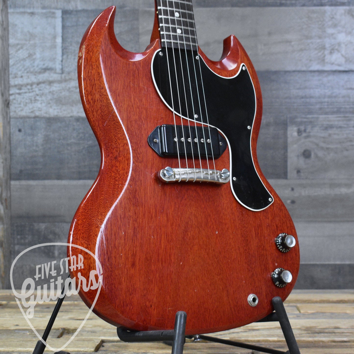 Pre-Owned 1962 Gibson Les Paul Junior - Cherry with Original Hardshell Case