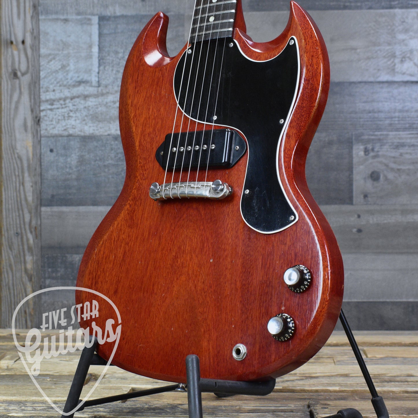 Pre-Owned 1962 Gibson Les Paul Junior - Cherry with Original Hardshell Case