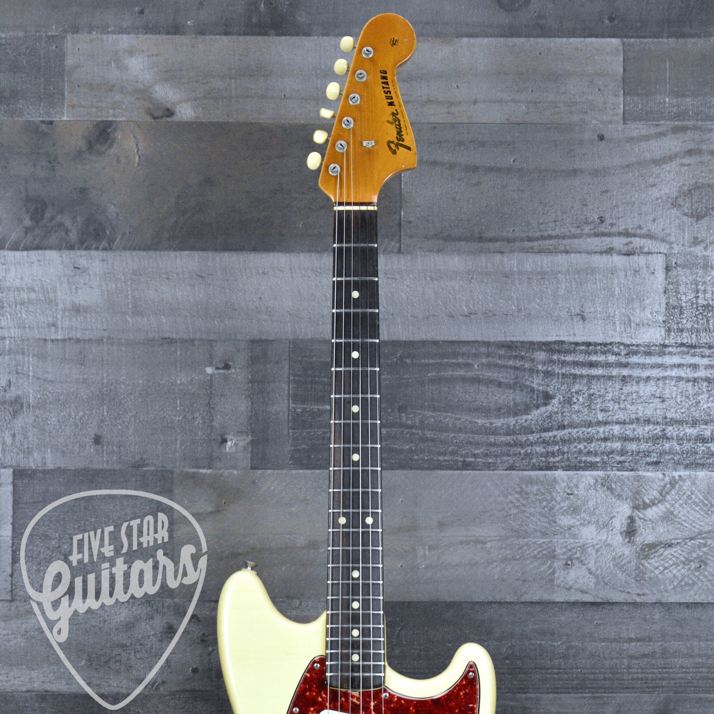 Pre-Owned 1965 Fender Mustang - Olympic White with Original Hardshell Case
