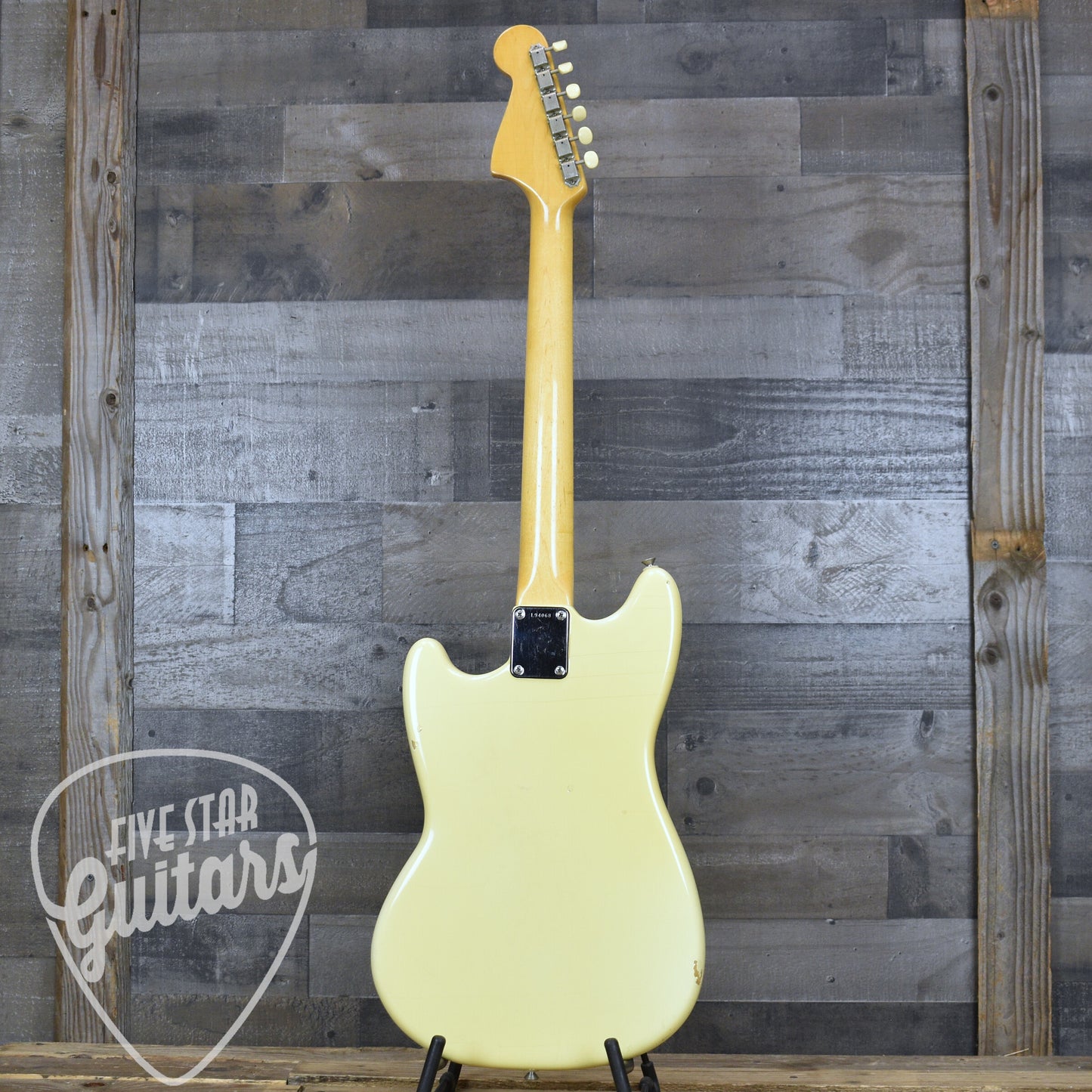 Pre-Owned 1965 Fender Mustang - Olympic White with Original Hardshell Case