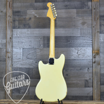 Pre-Owned 1965 Fender Mustang - Olympic White with Original Hardshell Case