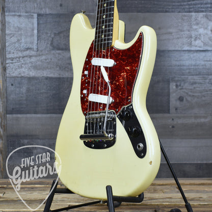 Pre-Owned 1965 Fender Mustang - Olympic White with Original Hardshell Case