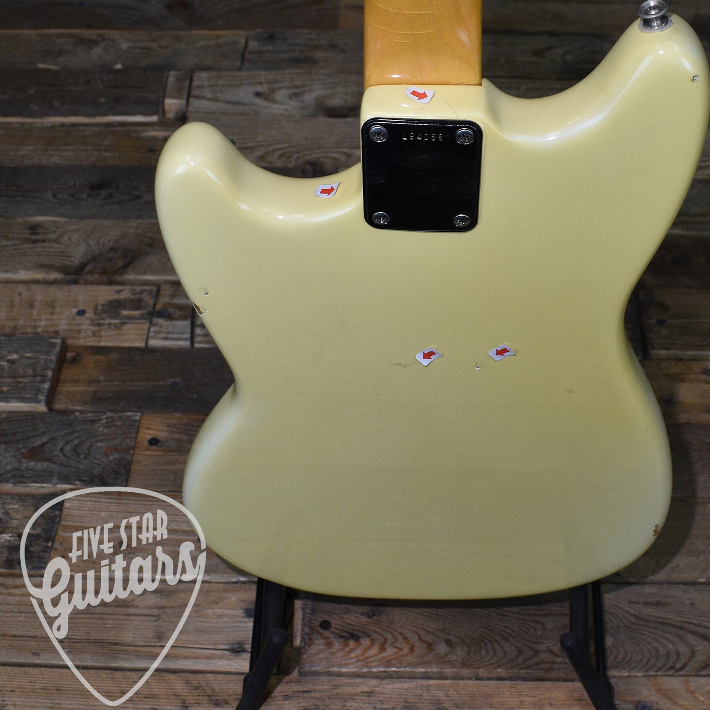 Pre-Owned 1965 Fender Mustang - Olympic White with Original Hardshell Case