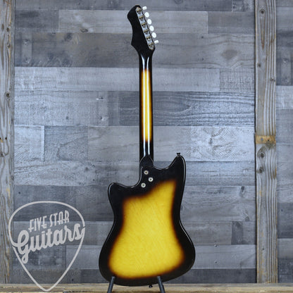 Pre-Owned 1965 Harmony Silhouette H15 - Sunburst with Chipboard Case