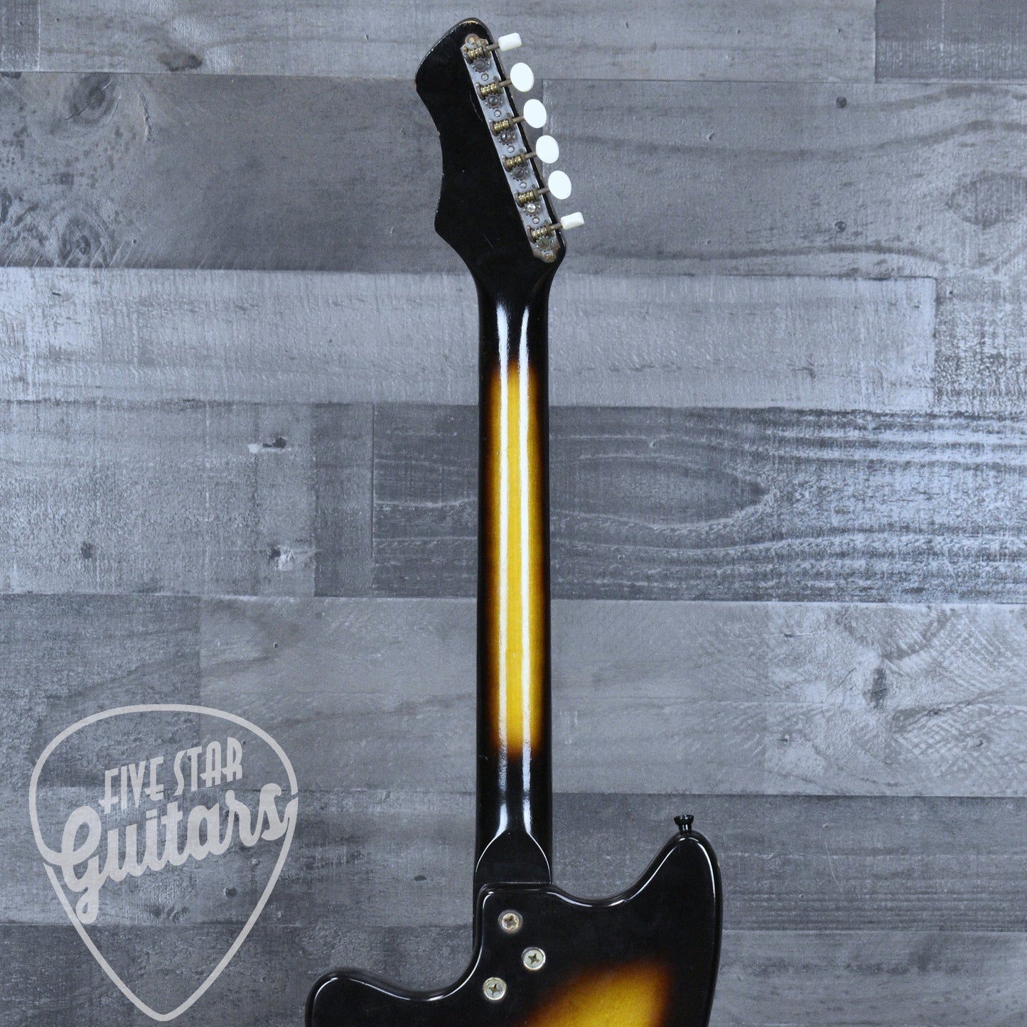 Pre-Owned 1965 Harmony Silhouette H15 - Sunburst with Chipboard Case