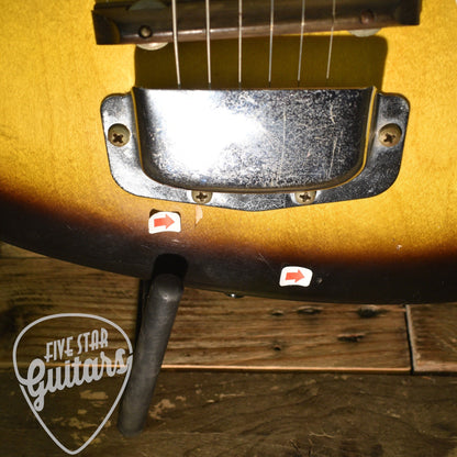 Pre-Owned 1965 Harmony Silhouette H15 - Sunburst with Chipboard Case