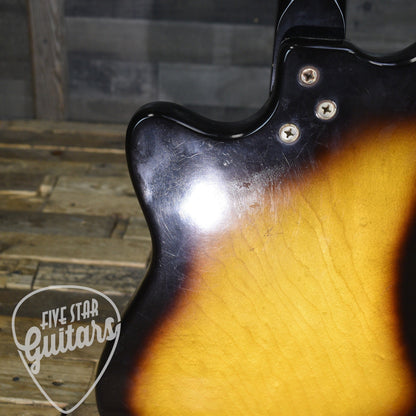 Pre-Owned 1965 Harmony Silhouette H15 - Sunburst with Chipboard Case