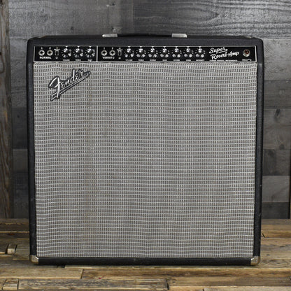 Pre-Owned 1967 Fender AB763 Super Reverb 4x10 combo amplifier - Black Panel - LOCAL PICKUP ONLY