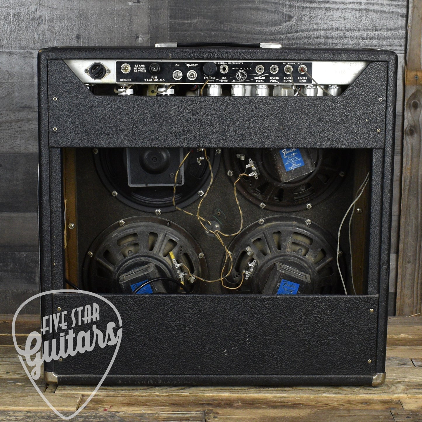 Pre-Owned 1967 Fender AB763 Super Reverb 4x10 combo amplifier - Black Panel - LOCAL PICKUP ONLY