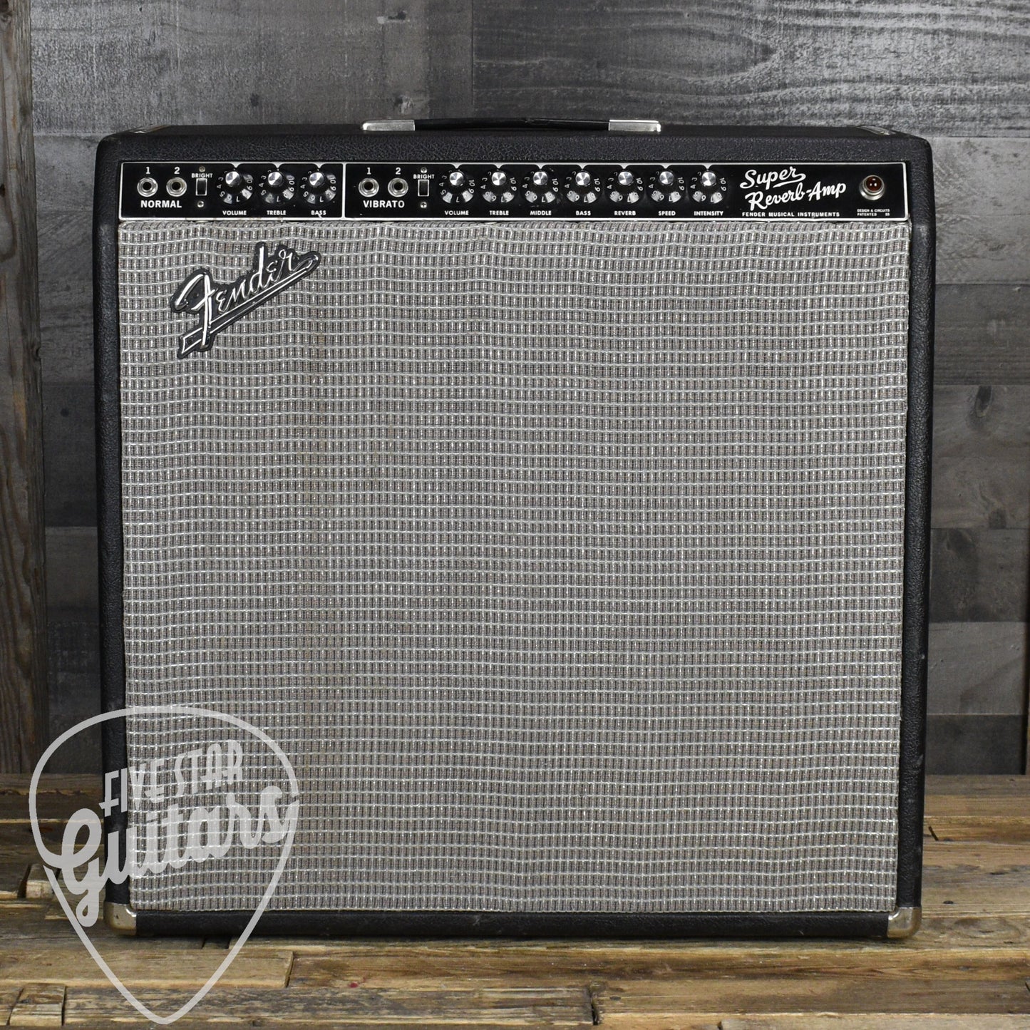 Pre-Owned 1967 Fender AB763 Super Reverb 4x10 combo amplifier - Black Panel - LOCAL PICKUP ONLY