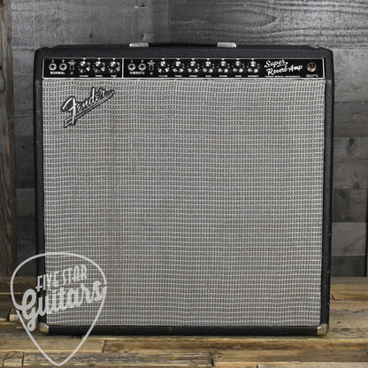 Pre-Owned 1967 Fender AB763 Super Reverb 4x10 combo amplifier - Black Panel - LOCAL PICKUP ONLY