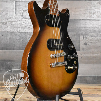 Pre-Owned 1977 Gibson Melody Maker Double - Tobacco Sunburst