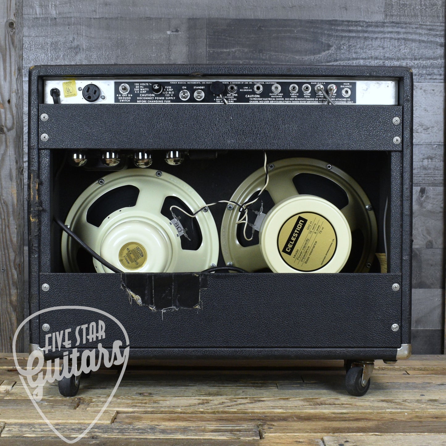 Pre-Owned 1978 Twin Reverb with Celestion Creambacks and Cover