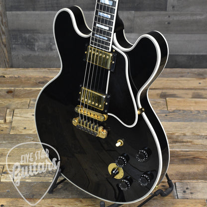Pre-Owned 2002 Gibson B.B. King Lucille - Ebony with Hardshell Case
